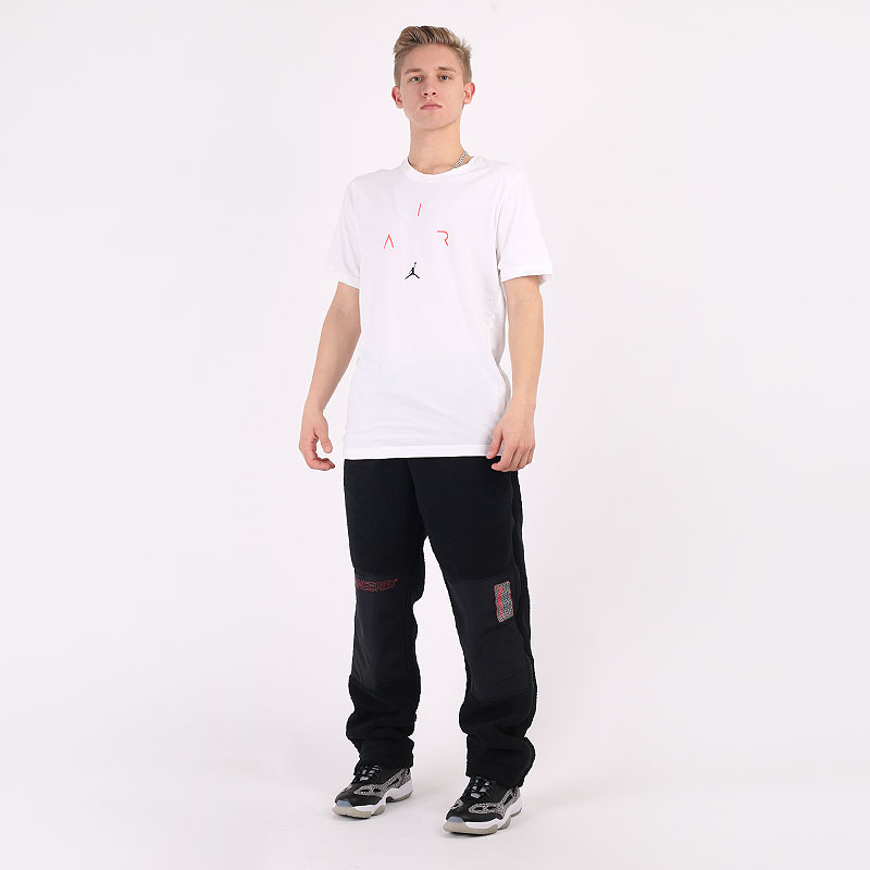 мужская белая футболка Jordan Air Short-Sleeve Crew CN3575-102 - цена, описание, фото 4